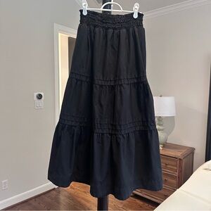 Maeve Anthropologie Somerset Maci Skirt Black XS XSMALL